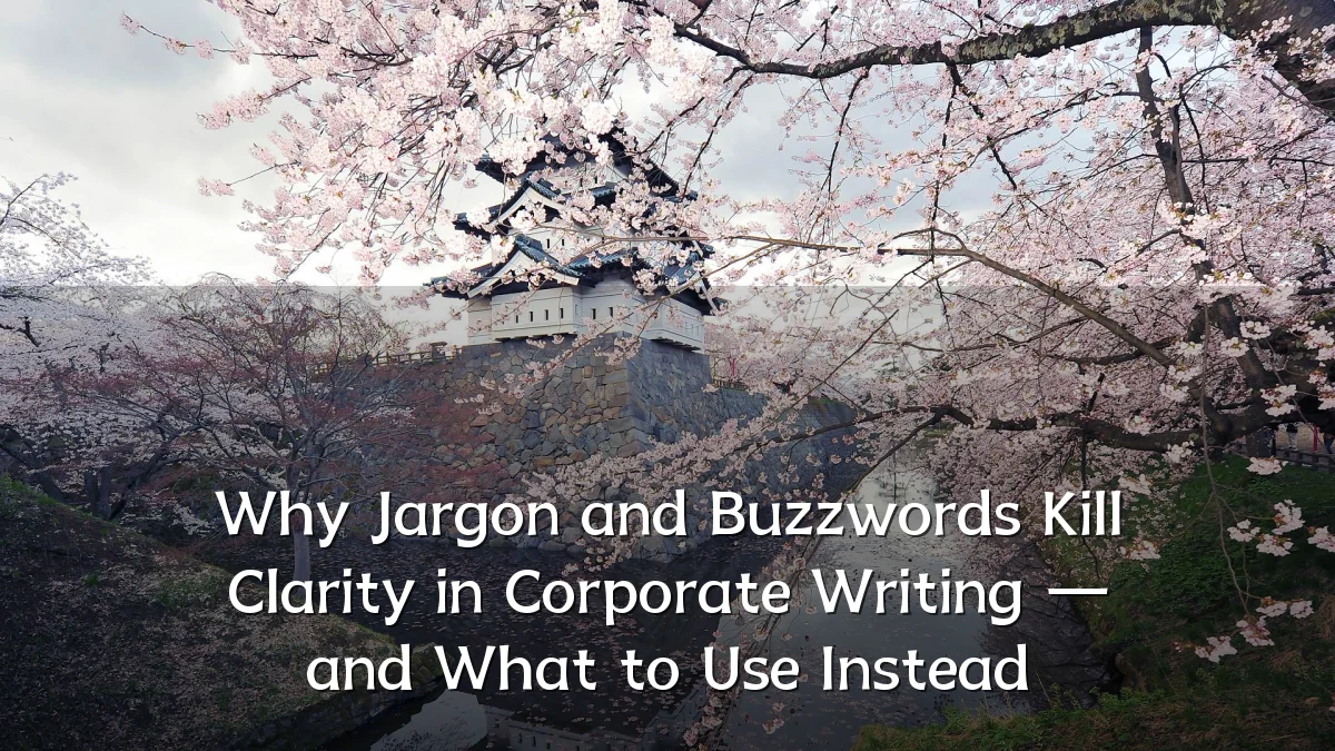 Why Jargon and Buzzwords Kill Clarity in Corporate Writing — and What to Use Instead