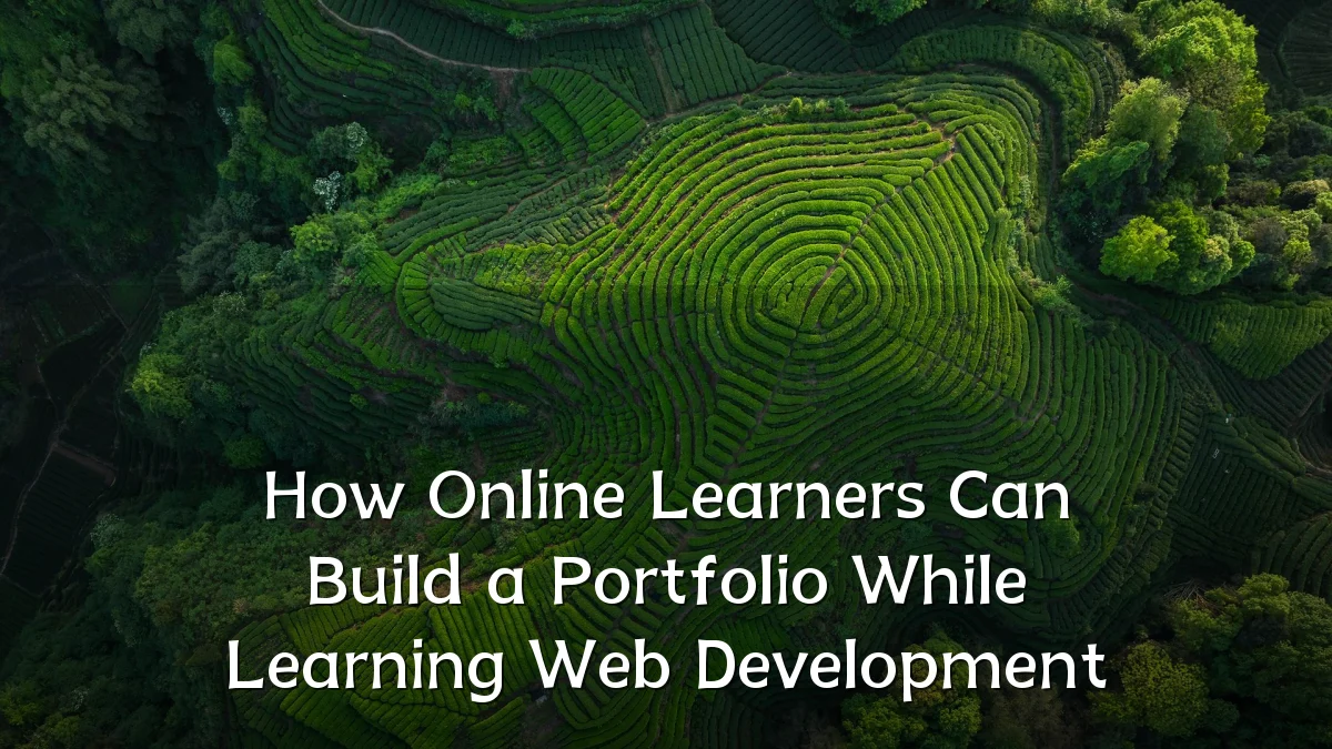 How Online Learners Can Build a Portfolio While Learning Web Development